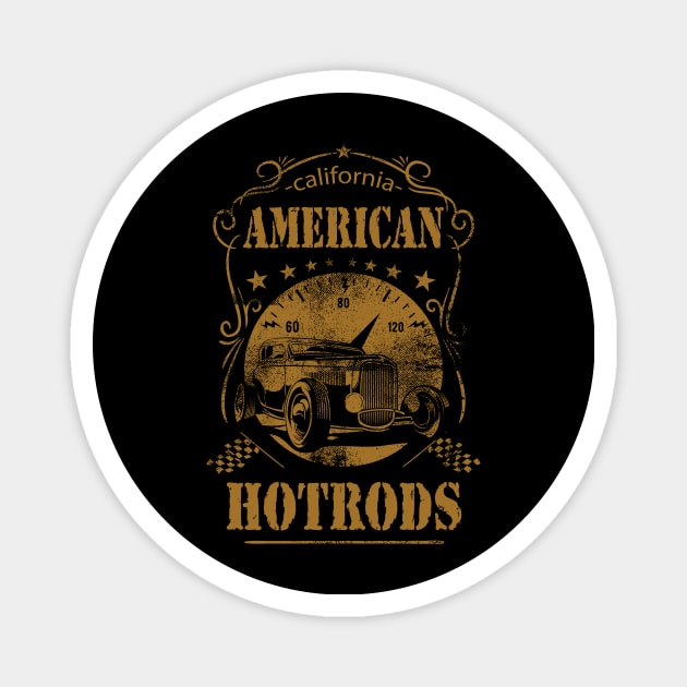 American Hotrods Magnet by Wearable Designs